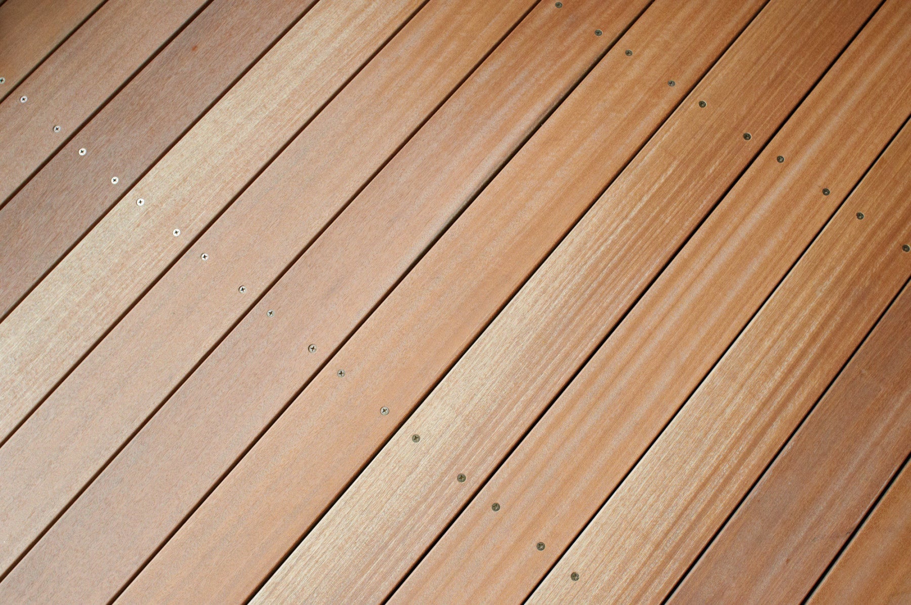 Deck boards being installed by AMM Construction